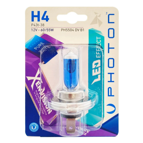 H4 12V 60/55W XEN VISION (TEKLİ BLISTER) 