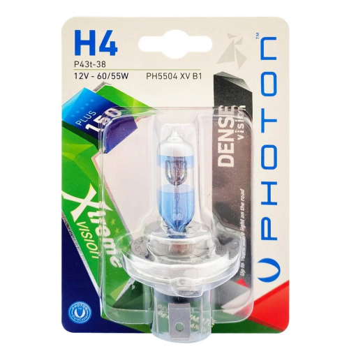 H4 12V 60/55W XTREME VISION +%150 FAZLA IŞIK (TEKLİ 