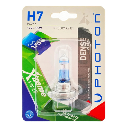 PHOTONN H7 12V 55W XTREME VISION +%150 FAZLA IŞIK (TEKLİ B
