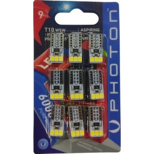 T10 W5W 12V 10SMD LED (9'LU BLISTER)
