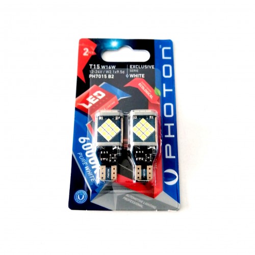 T15 W16W 12-24V 24 LED EXCLUSIVE SERIE (2'Lİ BLISTER) T15 W16W 12-24V 24 LED EXCLUSIVE SERIE (2'Lİ BLISTER)