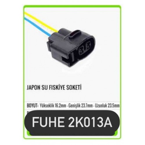 JAPON SU FISKİYE SOKETİ ATEŞLEME BOBİN ENJEKTÖR SOKETİ Toyota Supra Lexus KABLOLU ( 10 ADET FİYATI )