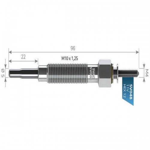 SV048 KIZDIRMA BUJİSİ H-100 L300 11V (PN75/PM135)NİSSAN HYUNDAİ MİTSUBİSHİ SV048 KIZDIRMA BUJİSİ H-100 L300 11V (PN75/PM135)NİSSAN HYUNDAİ MİTSUBİSHİ