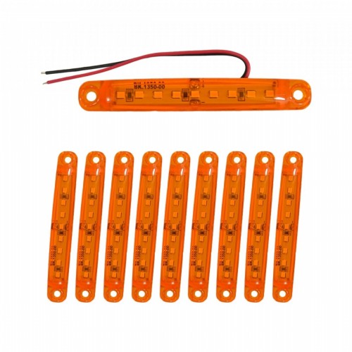 12 Lİ PARMAK LED 12V 9 LED SARI ( 10 ADETİ ) 12 Lİ PARMAK LED 12V 9 LED SARI ( 10 ADETİ )