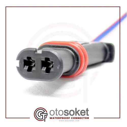 2K041A SOKET 2 KABLOLU ( 5 ADET FİYATIDIR ) ÜNİVERSAL
