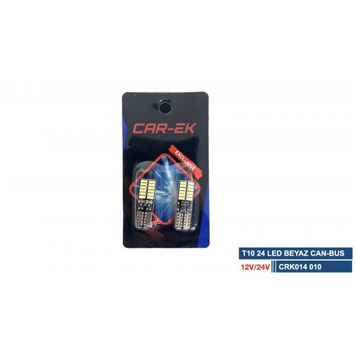 T10 24 LED BEYAZ 12V AMPUL 1 TAKIM ( 2 ADET FİYATIDIR )