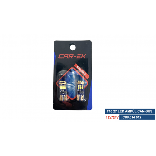 T10 27 LED AMPÜL 12V/24V CAN-BUS 1TAKIM ( 2 ADET FİYATIDIR )