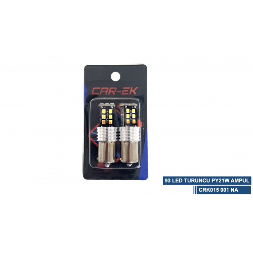 93 LED TURUNCU PY21W AMPUL 1 TAKIM ( 2 ADET FİYATIDIR )