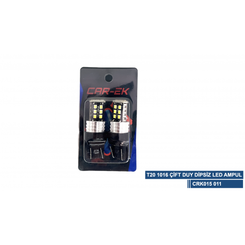 T20 1016 ÇİFT DUY DİPSİZ LED AMPUL 1TAKIM ( 2 ADET FİYATIDIR )