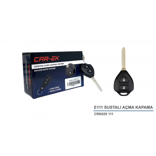 E111 TOYOTA TİP ANAHTARLI AÇMA KAPAMA