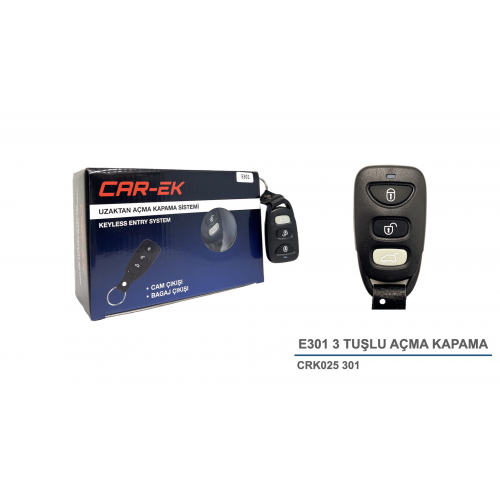 E301 3 TUŞ AÇMA KAPAMA